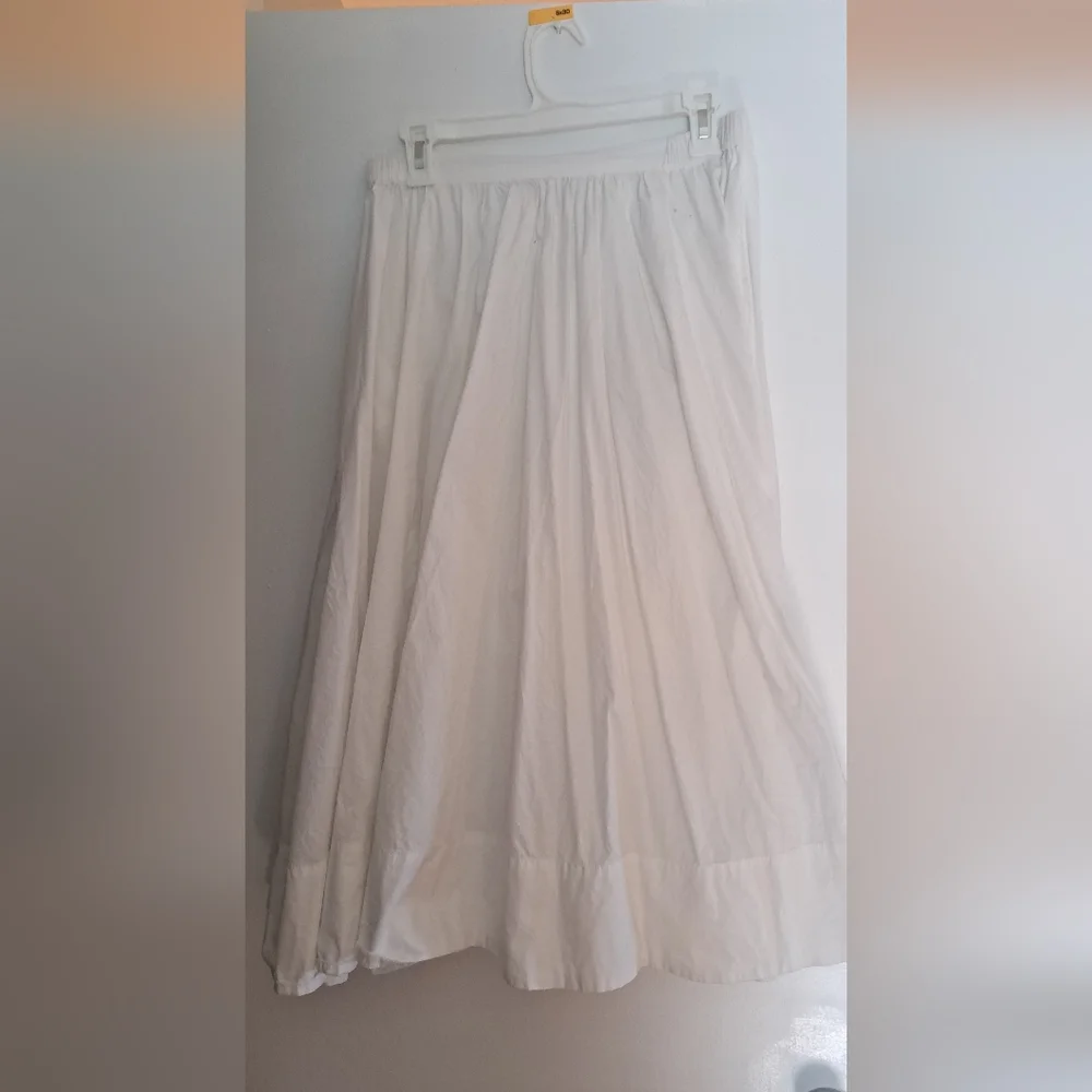 Boho Free People A-line White Skirt - Picture 1 of 7